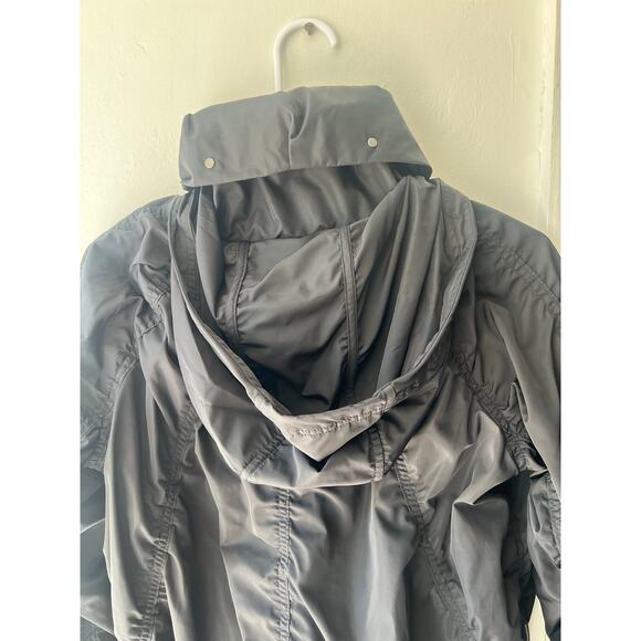 Athleta coat jacket XS windbreaker black EUC hoodie - Picture 2 of 4